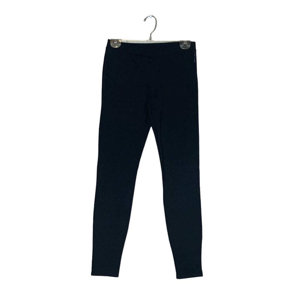 Joie women black pinstripe pull on skinny pants size XS